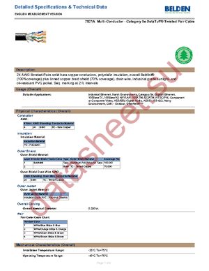 7921A 0101000 datasheet  